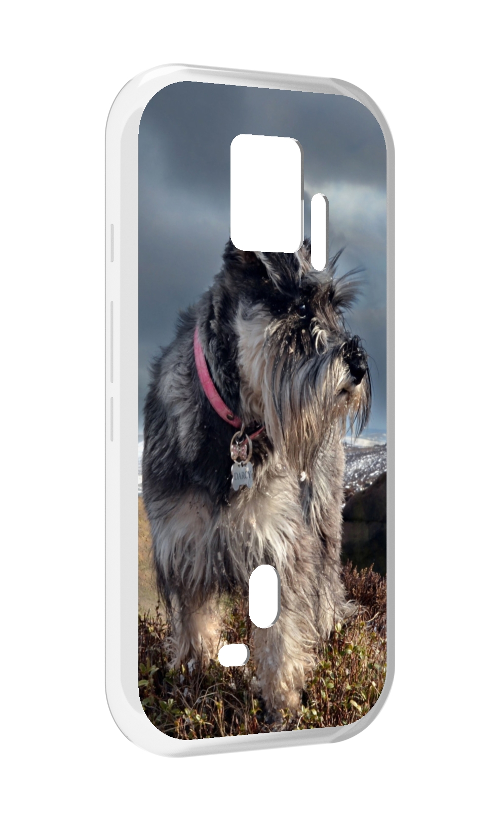 

Чехол MyPads ризеншнауцер 2 для ZTE Nubia Red Magic 7S Pro, Прозрачный, Tocco