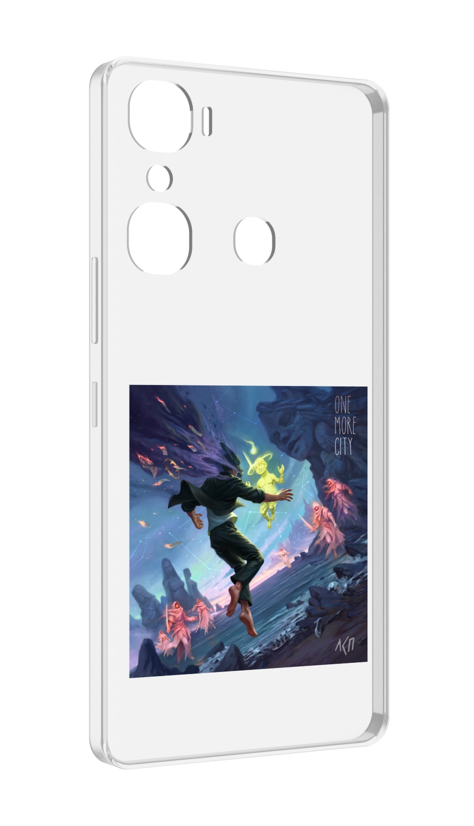 

Чехол MyPads One More City ЛСП для Infinix Hot 12 Pro, Прозрачный, Tocco