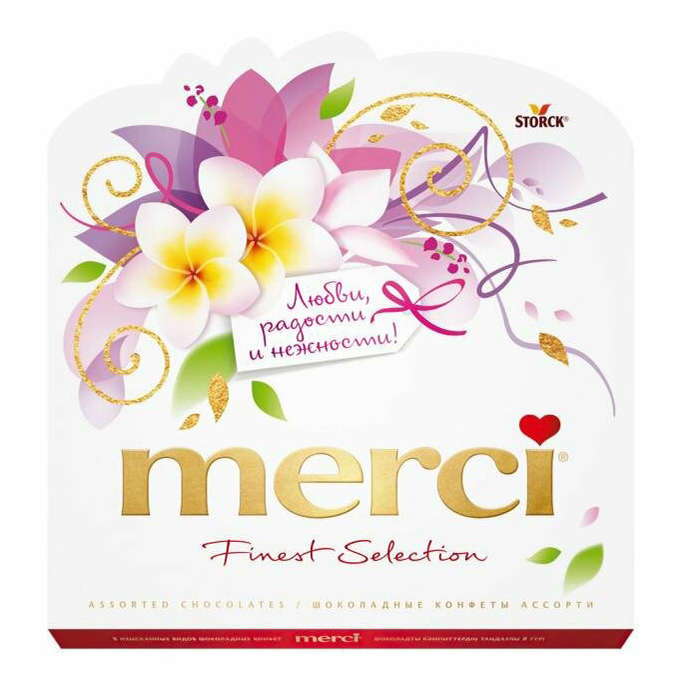 

Шоколадные конфеты Merci Ассорти Весна 250 г