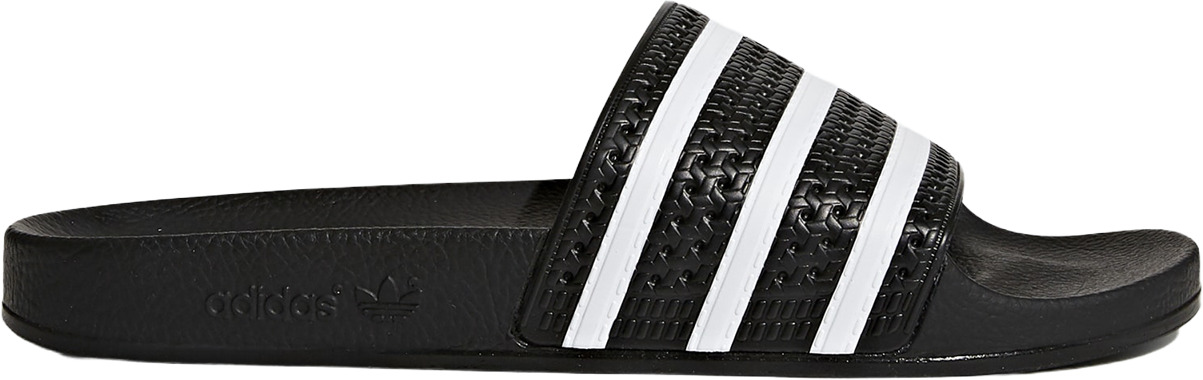 

Сланцы мужские Adidas Adilette черные 12 UK, Черный, Adilette
