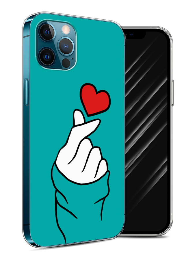 

Чехол Awog на Apple iPhone 12 Pro / Айфон 12 Pro "Маленькое сердечко", Разноцветный, 12850-7
