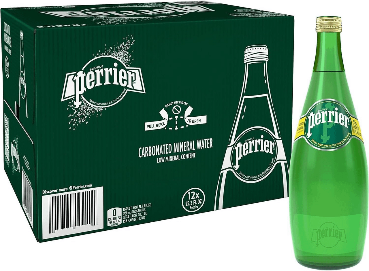 Вода минеральная Perrier газированная 750 мл x 12 шт