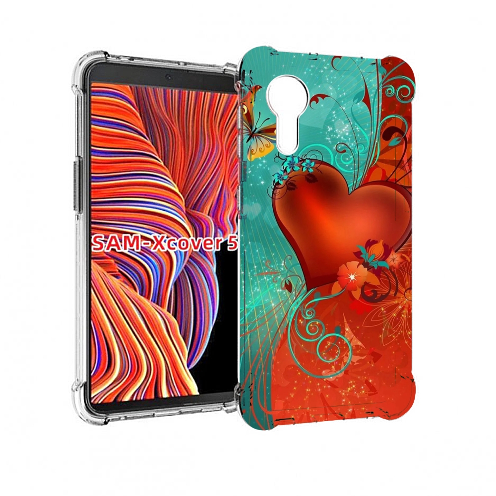 

Чехол MyPads красивые-яркие-сердечки для Samsung Galaxy Xcover 5, Прозрачный, Tocco