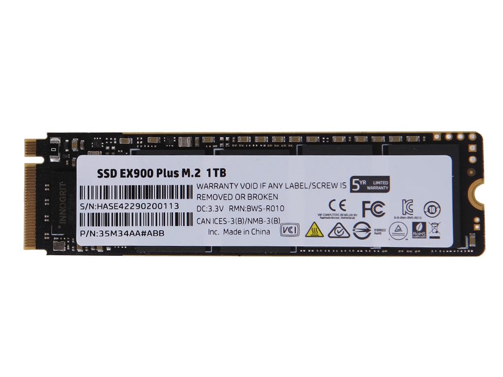 

Твердотельный накопитель HP 1Tb EX900 Plus Series 35M34AA#ABB