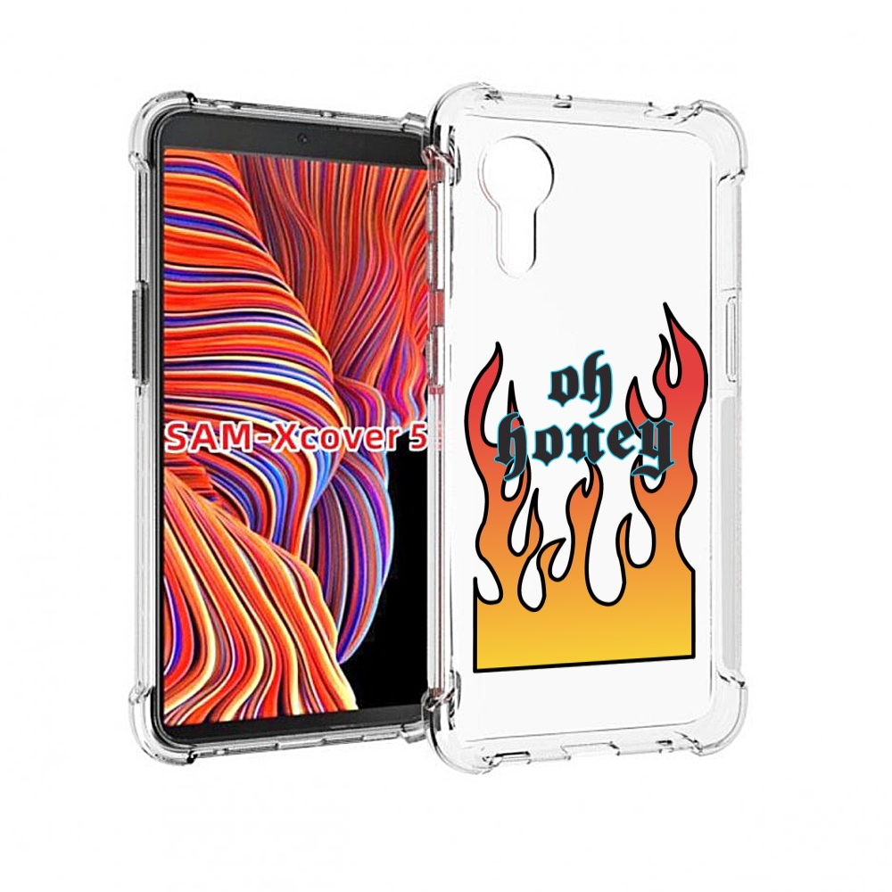 

Чехол MyPads красивое-пламя для Samsung Galaxy Xcover 5, Прозрачный, Tocco