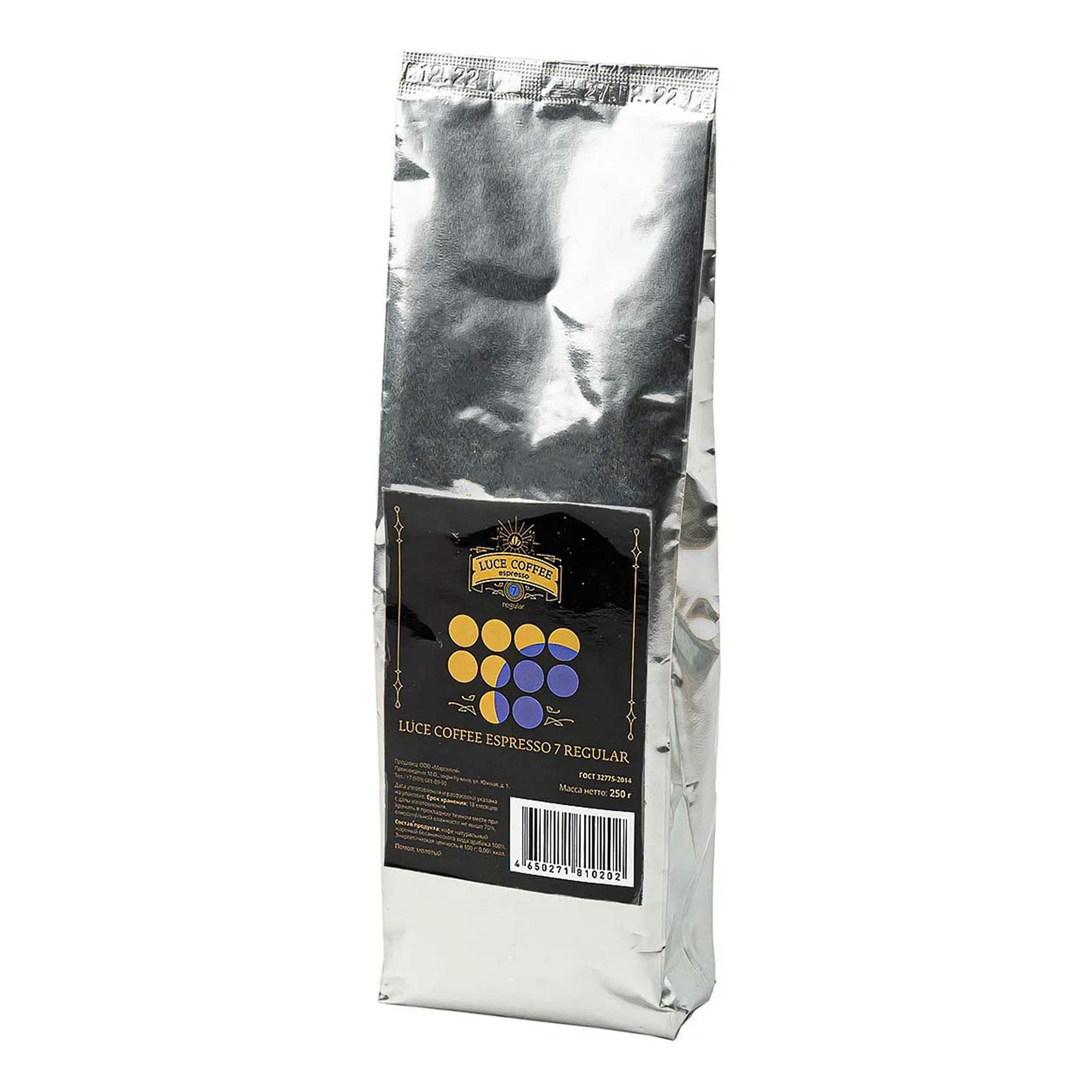 

Кофе Luce Coffee 7 Regular молотый 250 г