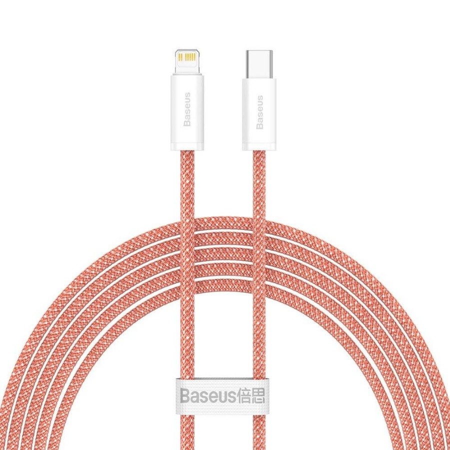 

Кабель Baseus Dynamic Type-C - Lightning 20W, 2 м, оранжевый (CALD000107)
