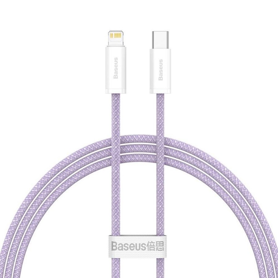 

Кабель Baseus Dynamic Type-C - Lightning 20W, 1 м, фиолетовый (CALD000005)