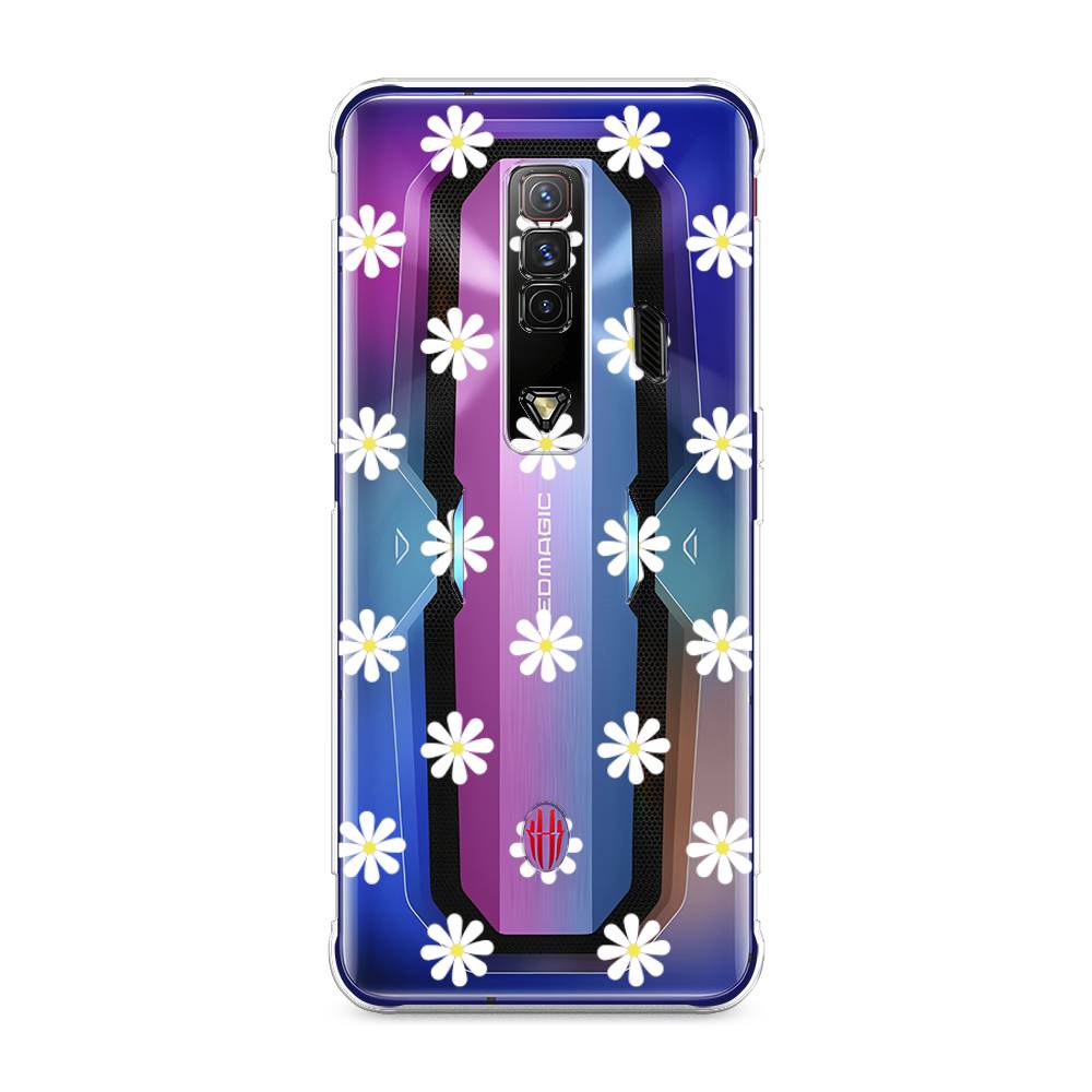 

Силиконовый чехол "Маленькие ромашки" на ZTE Nubia Red Magic 7, 135950-8
