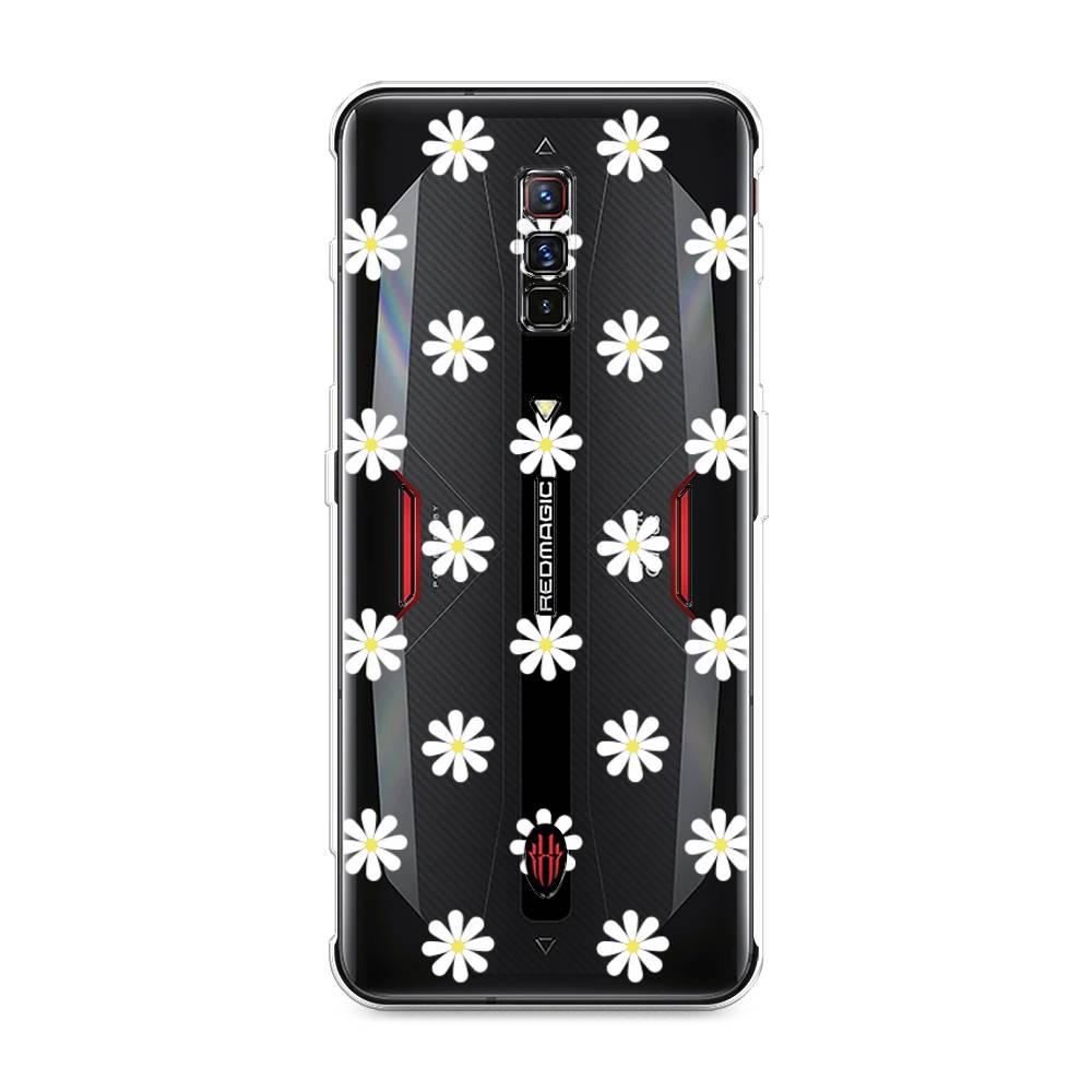 

Силиконовый чехол "Маленькие ромашки" на ZTE Nubia Red Magic 6, 135150-8