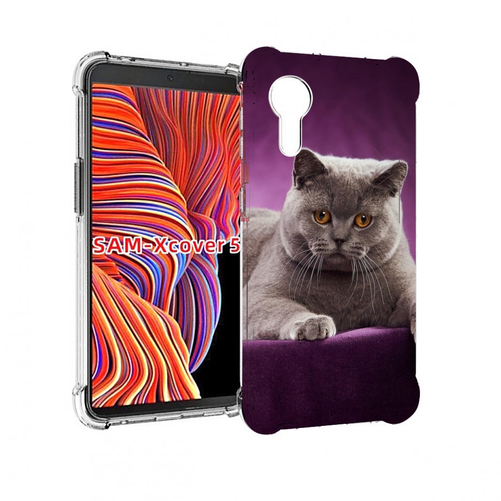 

Чехол MyPads кошка британская короткая для Samsung Galaxy Xcover 5, Прозрачный, Tocco