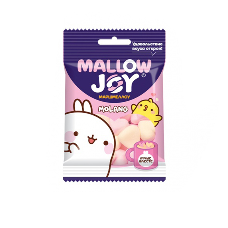 

Маршмеллоу Конфитрейд Mallow Joy Molang со вкусом малины лапки 15 г
