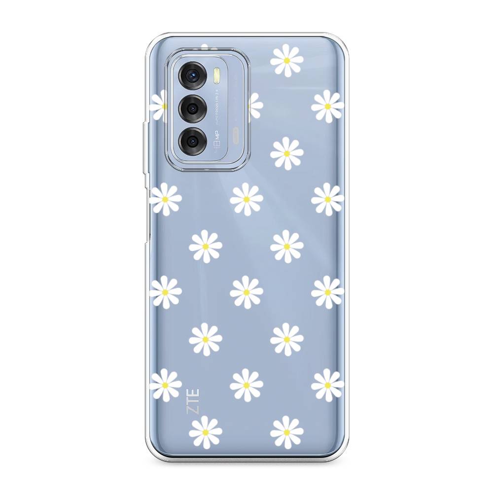 

Силиконовый чехол "Маленькие ромашки" на ZTE Blade V40, 136150-8