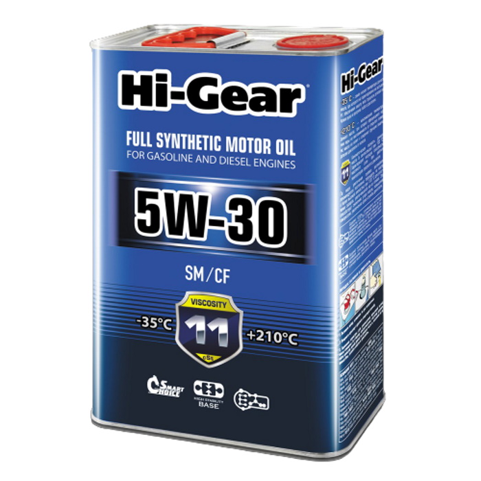 

Моторное масло Hi-Gear SM/CF 5W30 4л