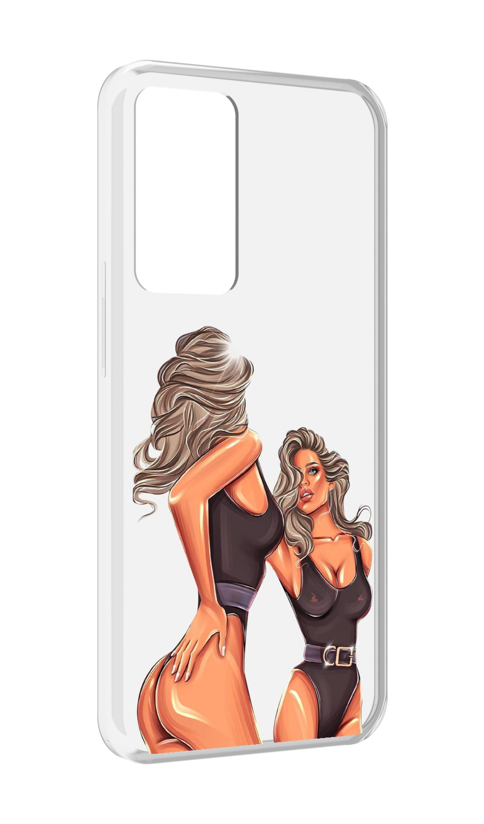 

Чехол MyPads девушка-в-купальнике-черном женский для OPPO Reno 8 Lite, Прозрачный, Tocco