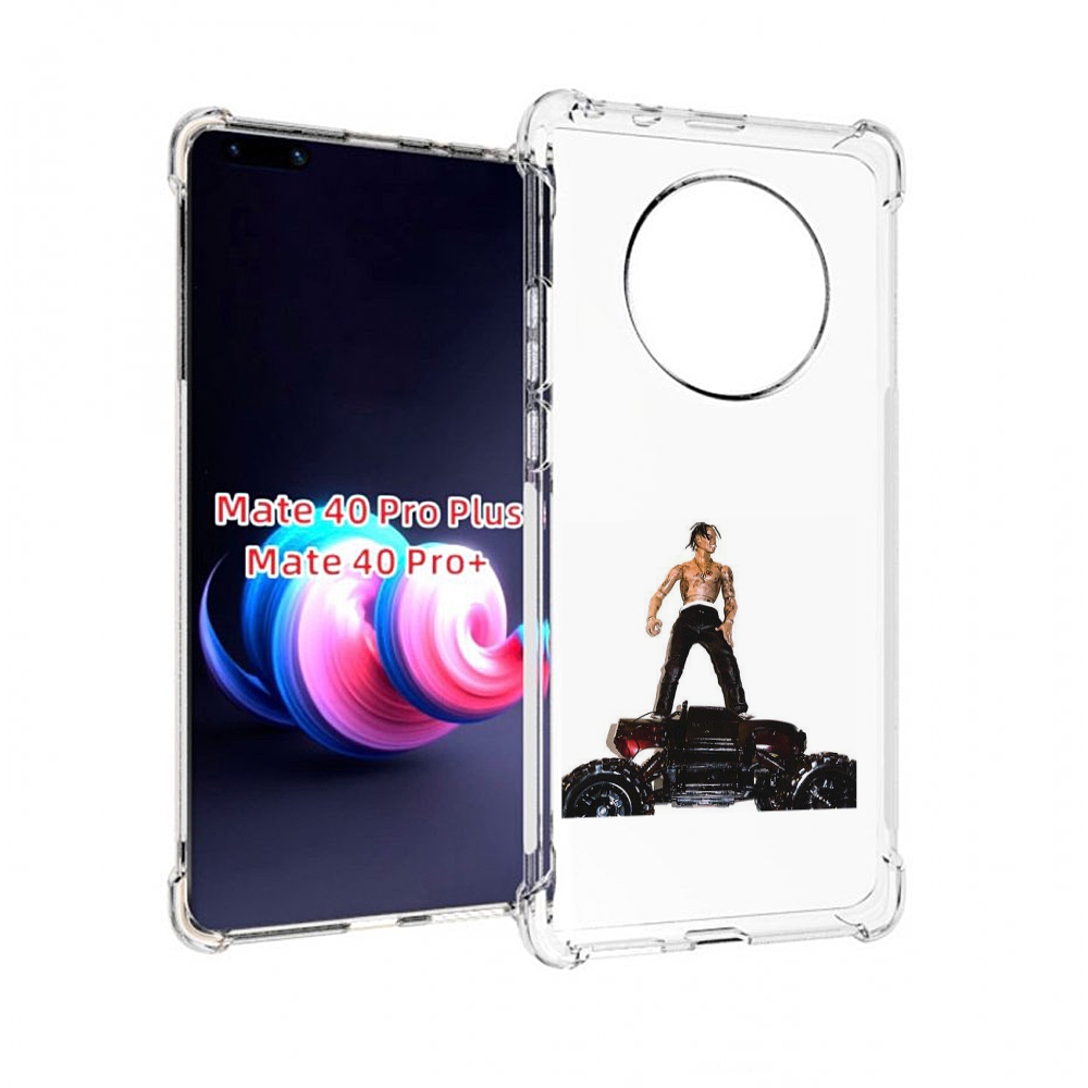 

Чехол MyPads Travis Scott - Rodeo для Huawei Mate 40 Pro+ Plus, Прозрачный, Tocco