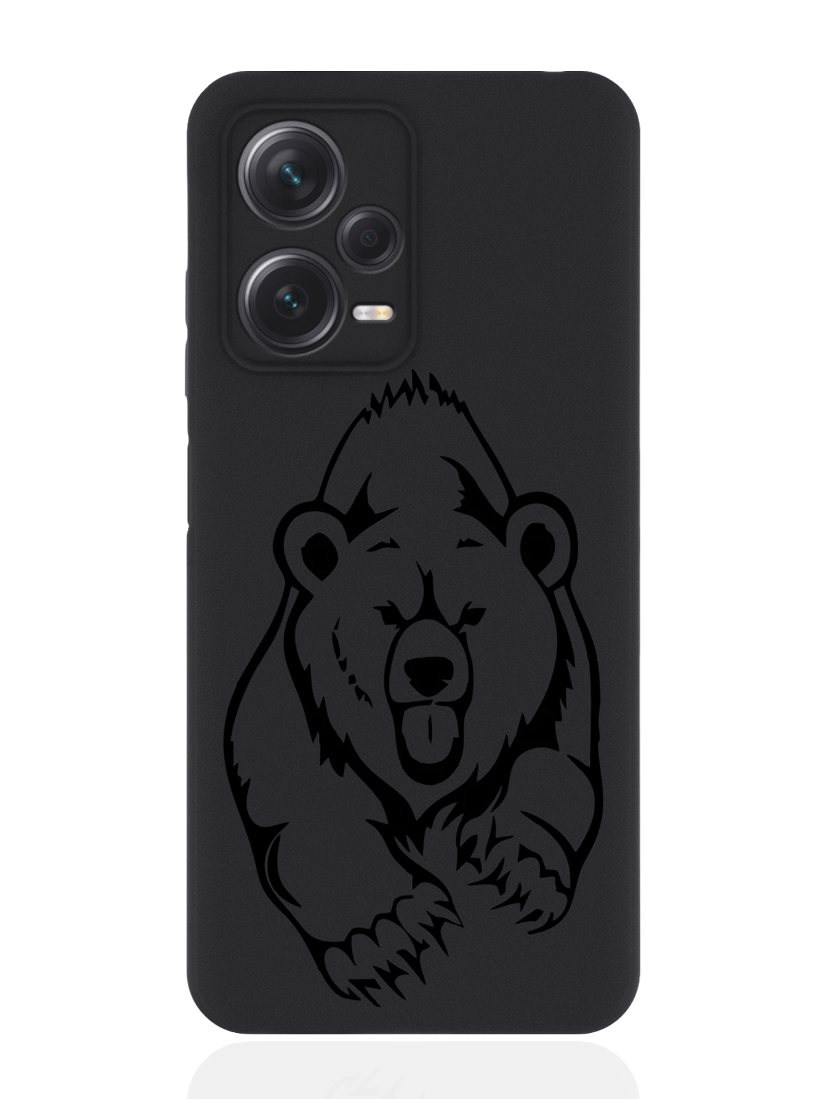 

Чехол для Xiaomi Redmi Note 12 Pro Plus (5G) Медведь черный