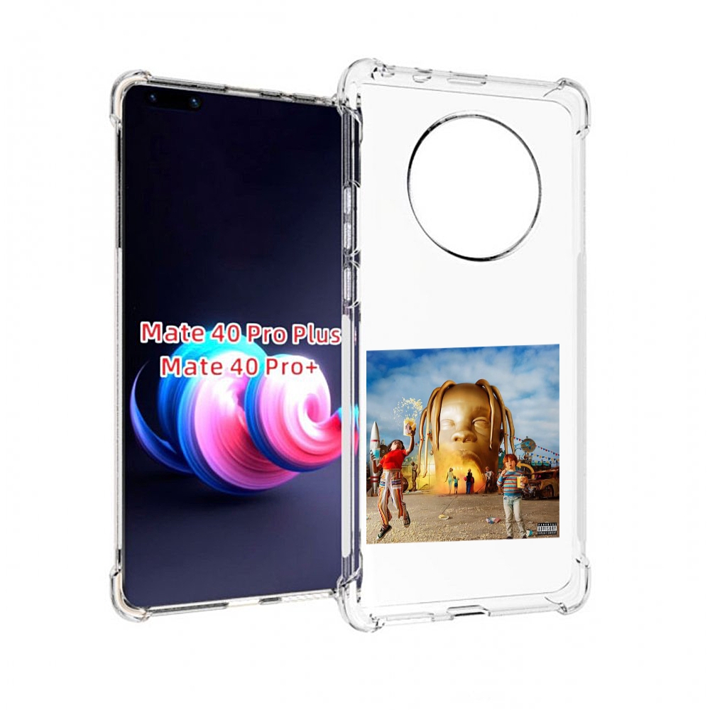 

Чехол MyPads Travis Scott - Astroworld для Huawei Mate 40 Pro+ Plus, Прозрачный, Tocco