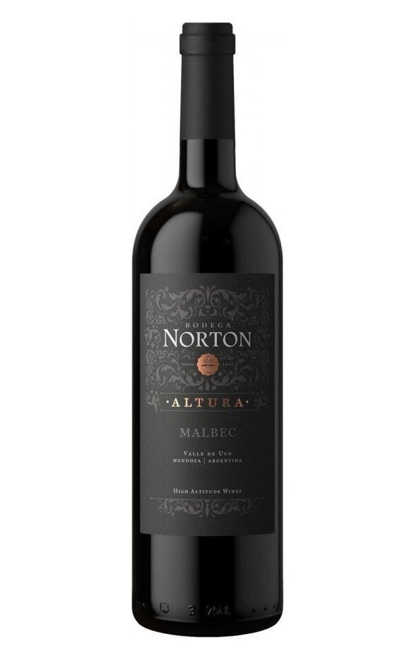 Вино сухое красное Bodega Norton Altura Malbec 2019, Аргентина, 0.75 л