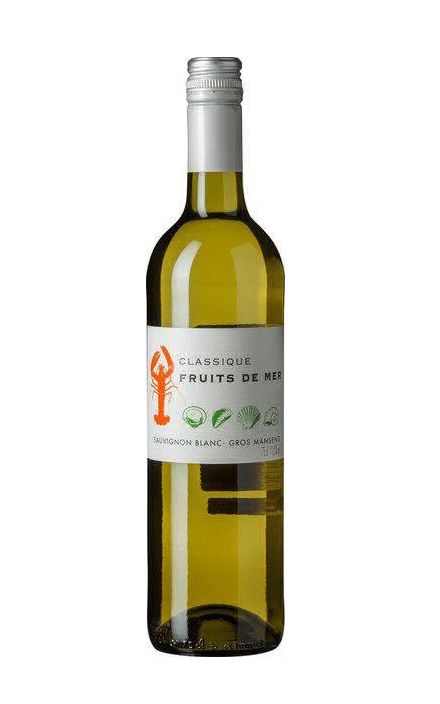 

Вино полусухое белое Classique Fruits de Mer Cotes de Gascogne 2021, Франция, 0.75 л