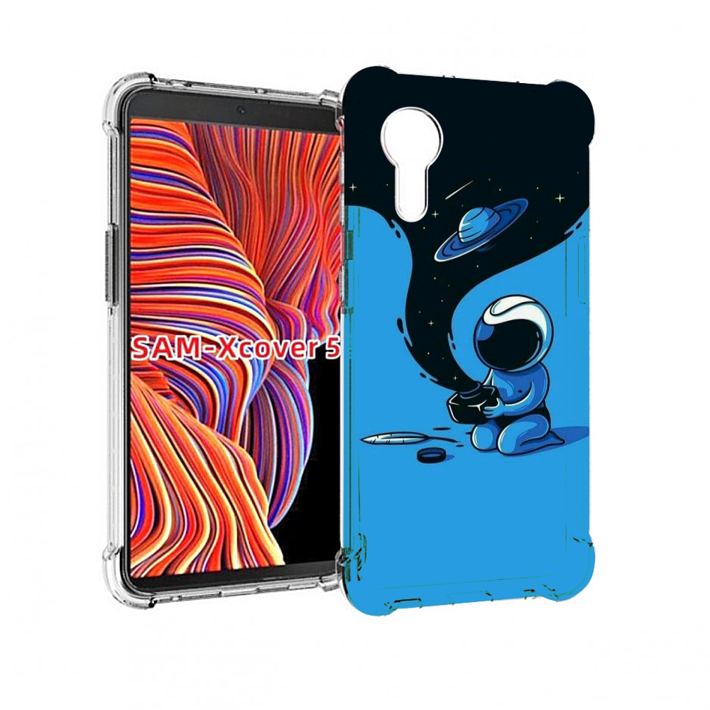 

Чехол MyPads космос из черной краски для Samsung Galaxy Xcover 5, Прозрачный, Tocco