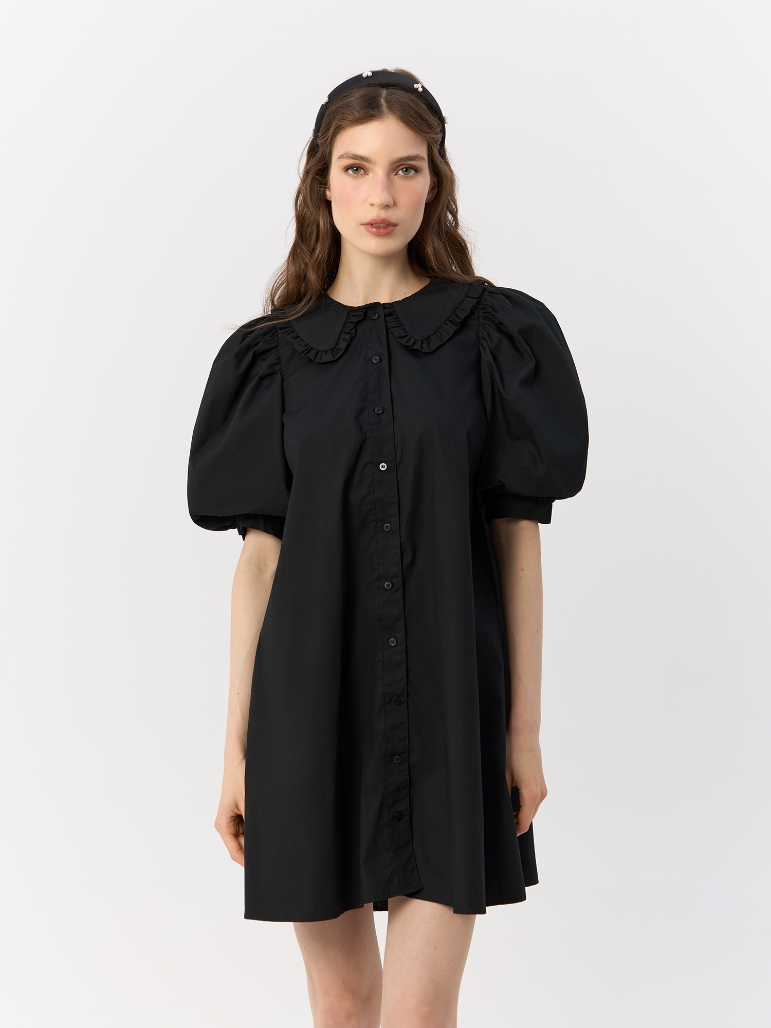 

Платье женское H&M 915523 черное 34 EU, Черный, 915523