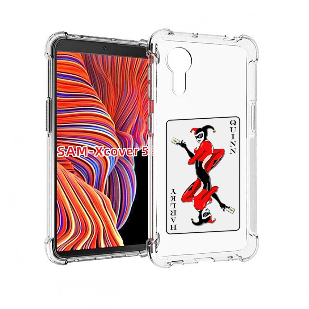 

Чехол MyPads королева-джокера для Samsung Galaxy Xcover 5, Прозрачный, Tocco