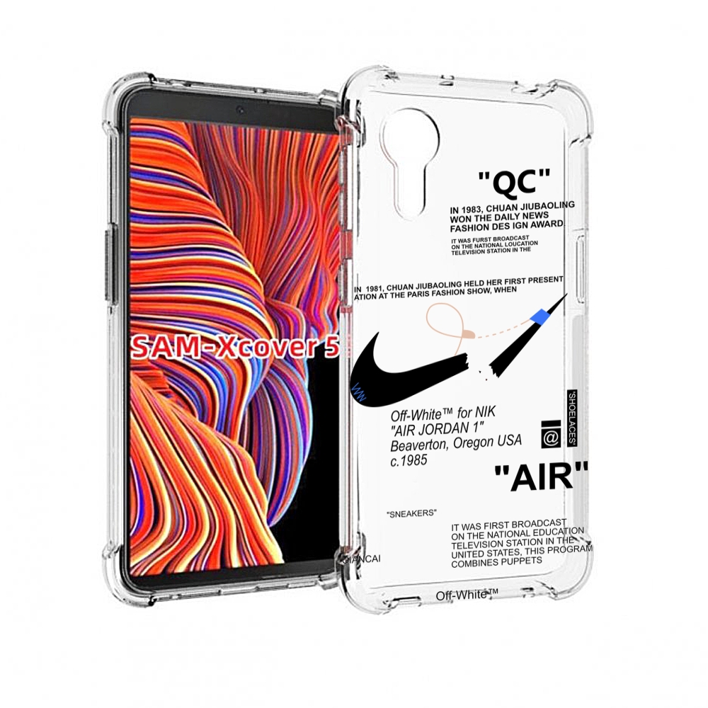 

Чехол MyPads коллаборация-найк для Samsung Galaxy Xcover 5, Прозрачный, Tocco