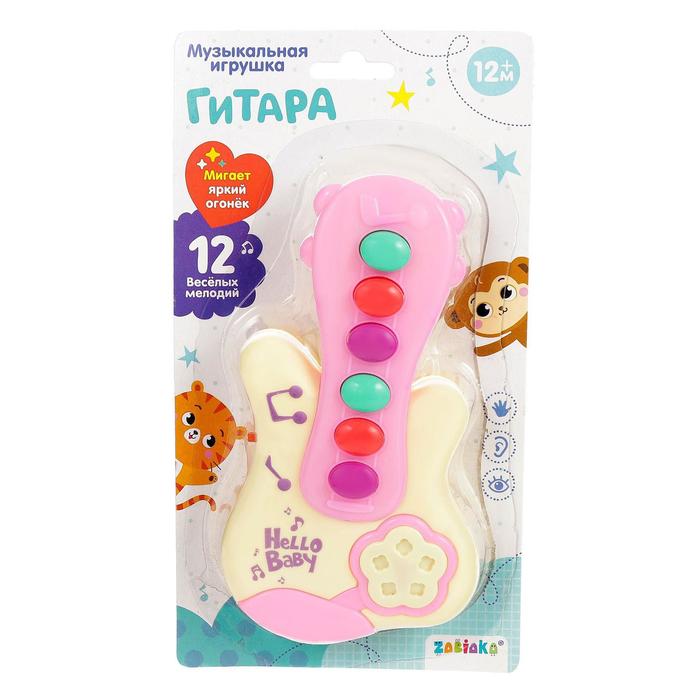 

Музыкальная игрушка Забияка Гитара звук в ассортименте 4462040