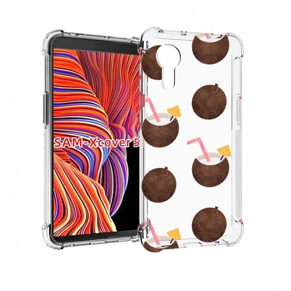 

Чехол MyPads кокосики для Samsung Galaxy Xcover 5, Прозрачный, Tocco