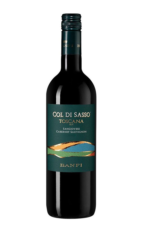 Вино полусухое красное Castello Banfi Col di Sasso 2020, Италия, 0.75 л