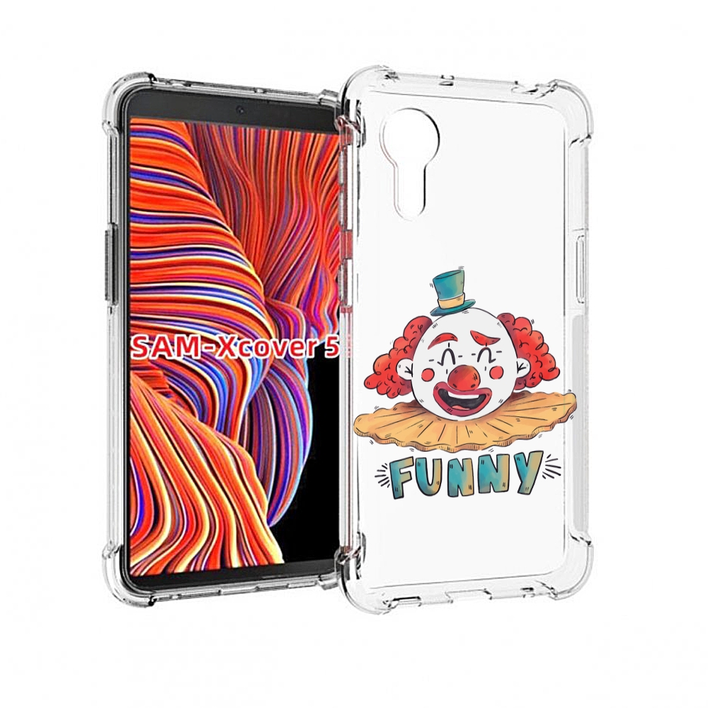 

Чехол MyPads клоун-смешной для Samsung Galaxy Xcover 5, Прозрачный, Tocco