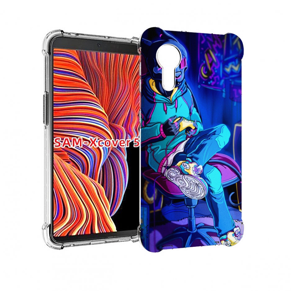 

Чехол MyPads киберпанк игрок для Samsung Galaxy Xcover 5, Прозрачный, Tocco