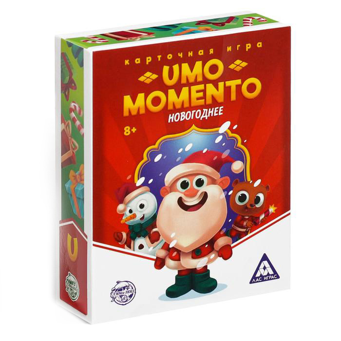 

Новогодняя игра Лас Играс UMOmomento. Новогоднее 70 карт 4670526