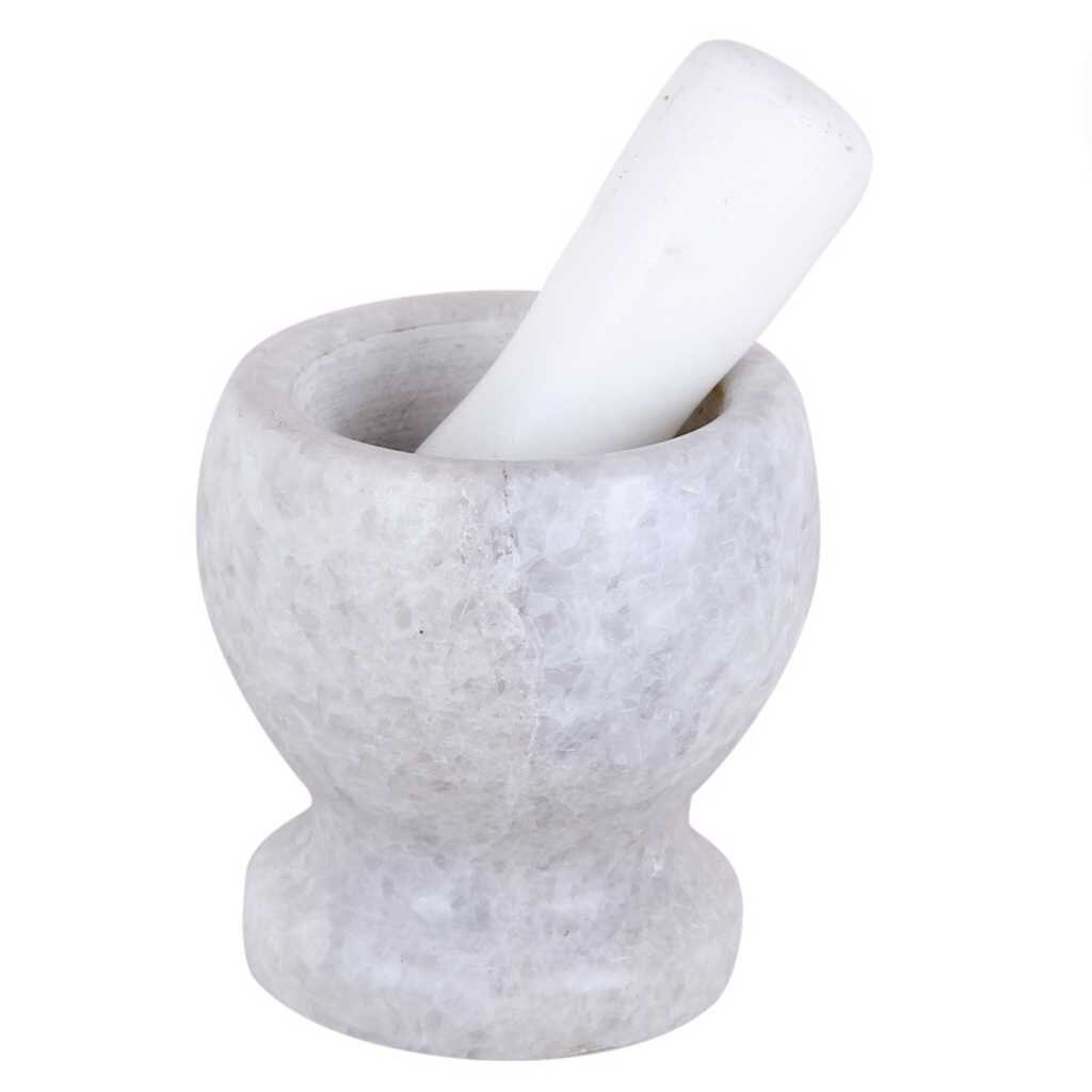 

Ступка и пестик мрамор, 10х8.5 см, Y3-1090