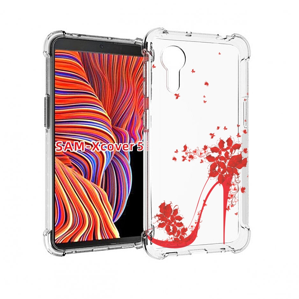 

Чехол MyPads каблук-в-цветах для Samsung Galaxy Xcover 5, Прозрачный, Tocco