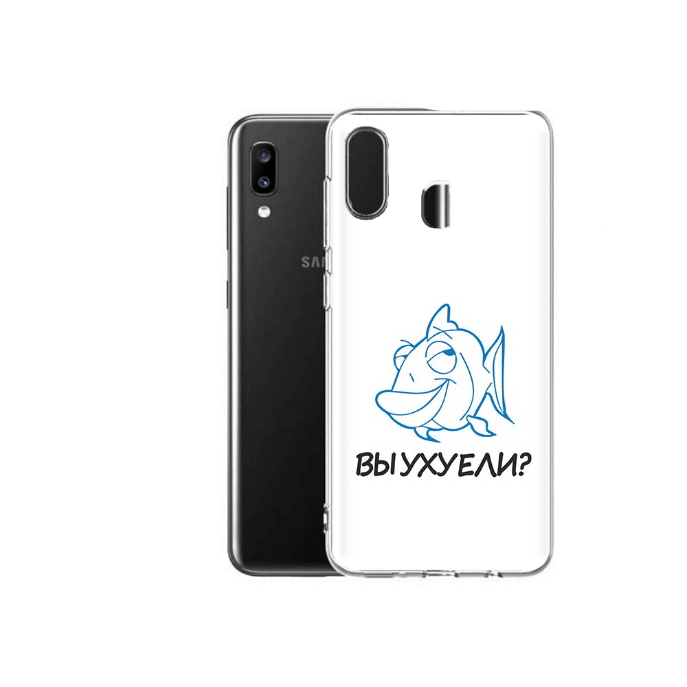 

Чехол MyPads Tocco для Samsung Galaxy A20 вы ухуели, Прозрачный, Tocco
