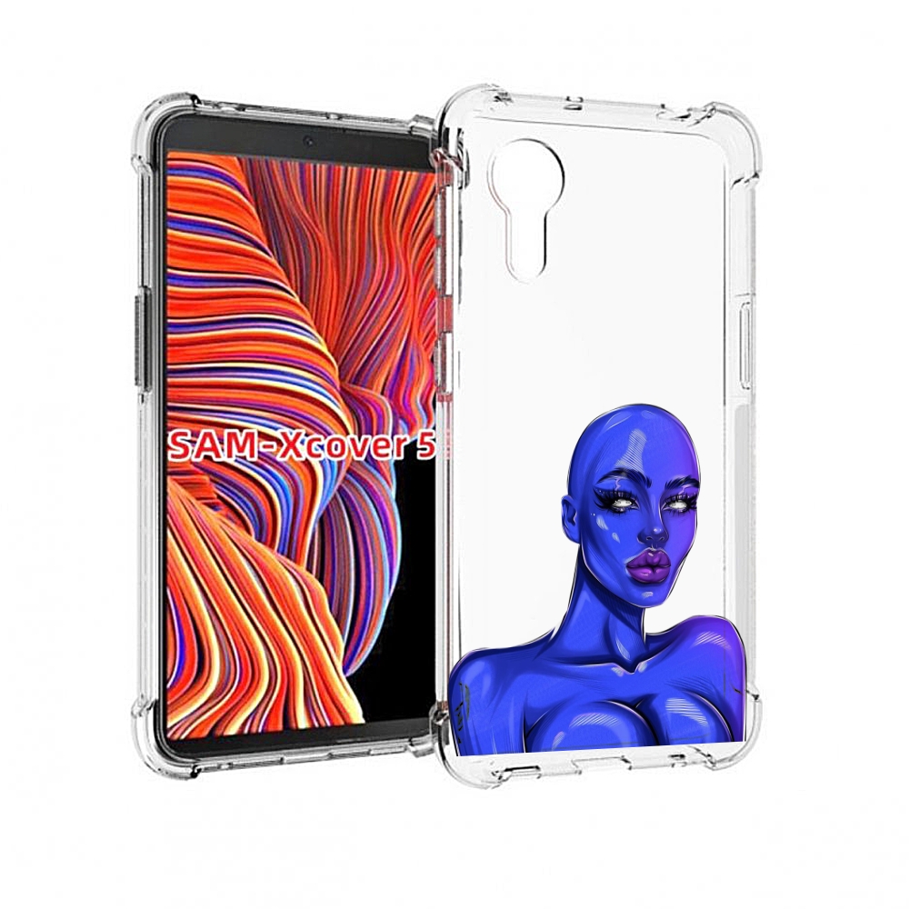 

Чехол MyPads инопланетянка для Samsung Galaxy Xcover 5, Прозрачный, Tocco