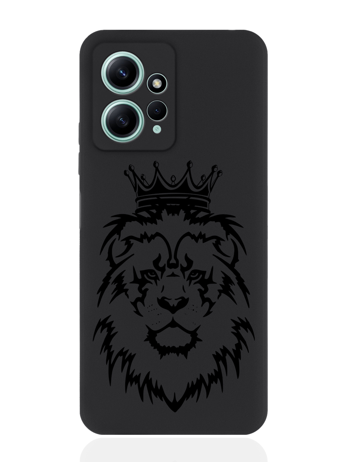 

Чехол для Xiaomi Redmi Note 12 4G Лев черный