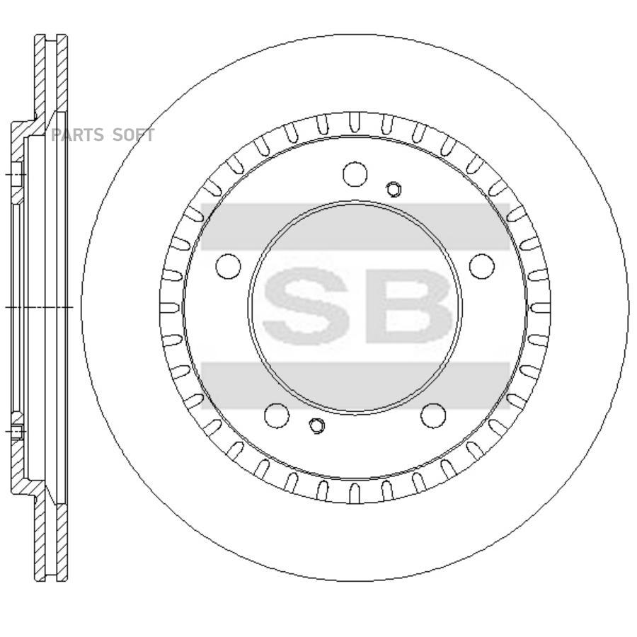 

Диск Тормозной Sangsin brake арт. SD4825