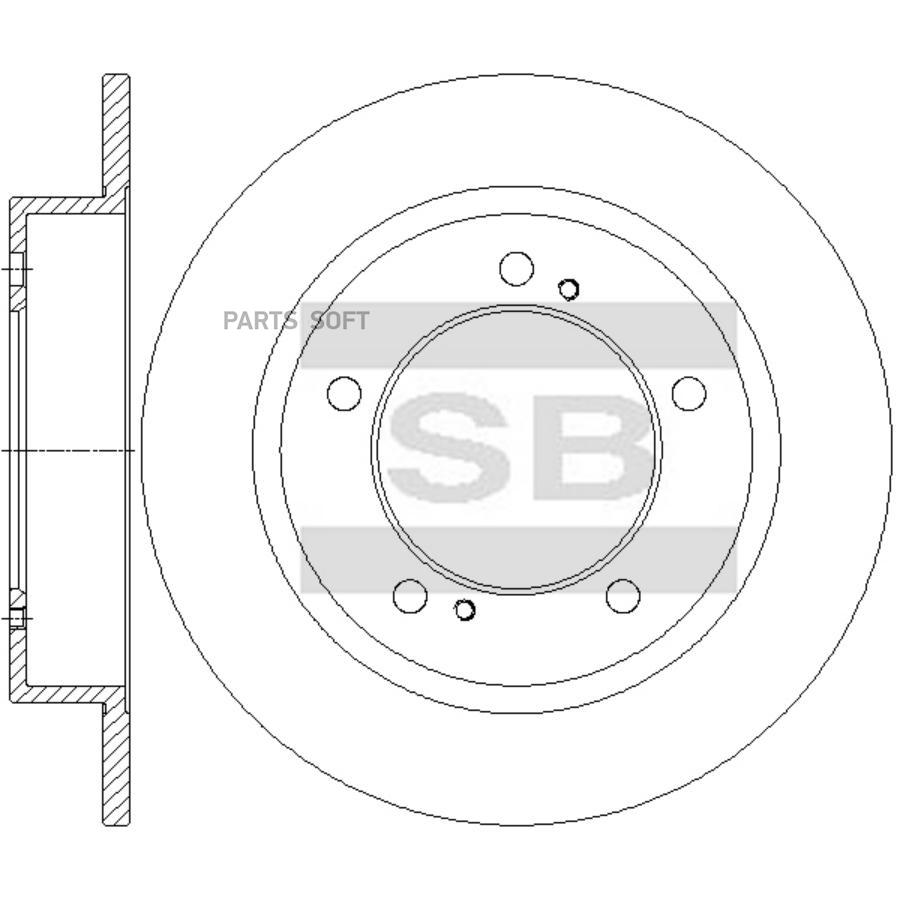 

Диск Тормозной Sangsin brake арт. SD4818