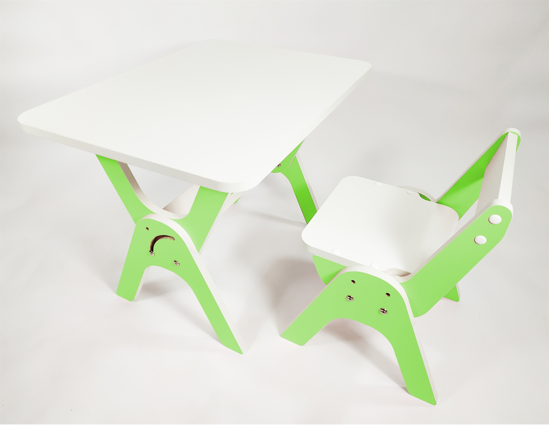 фото Детский растущий стол-парта и стул я сам "умка" (зеленый)