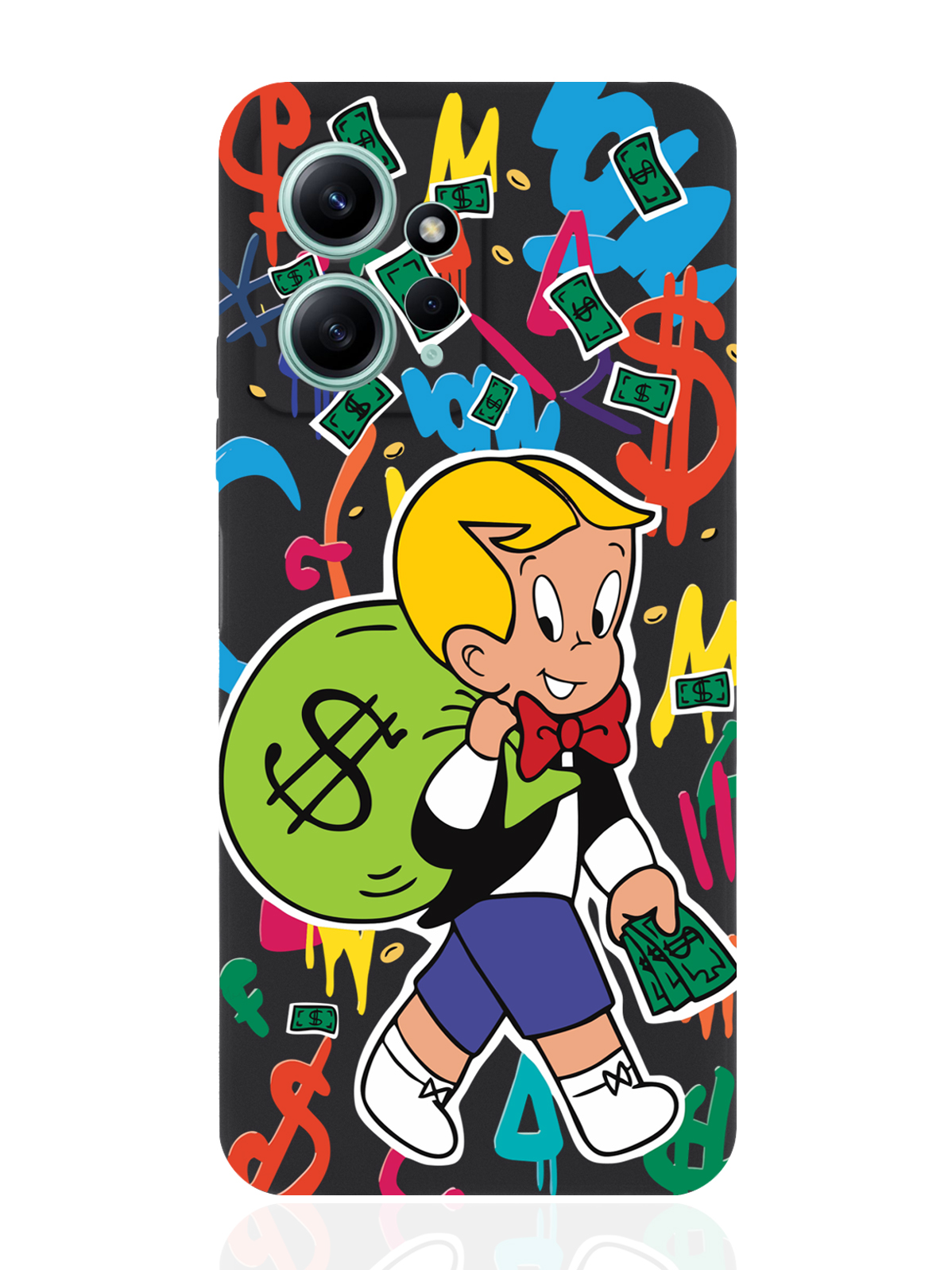 

Чехол для Xiaomi Redmi Note 12 4G Monopoly Richie Rich, Разноцветный