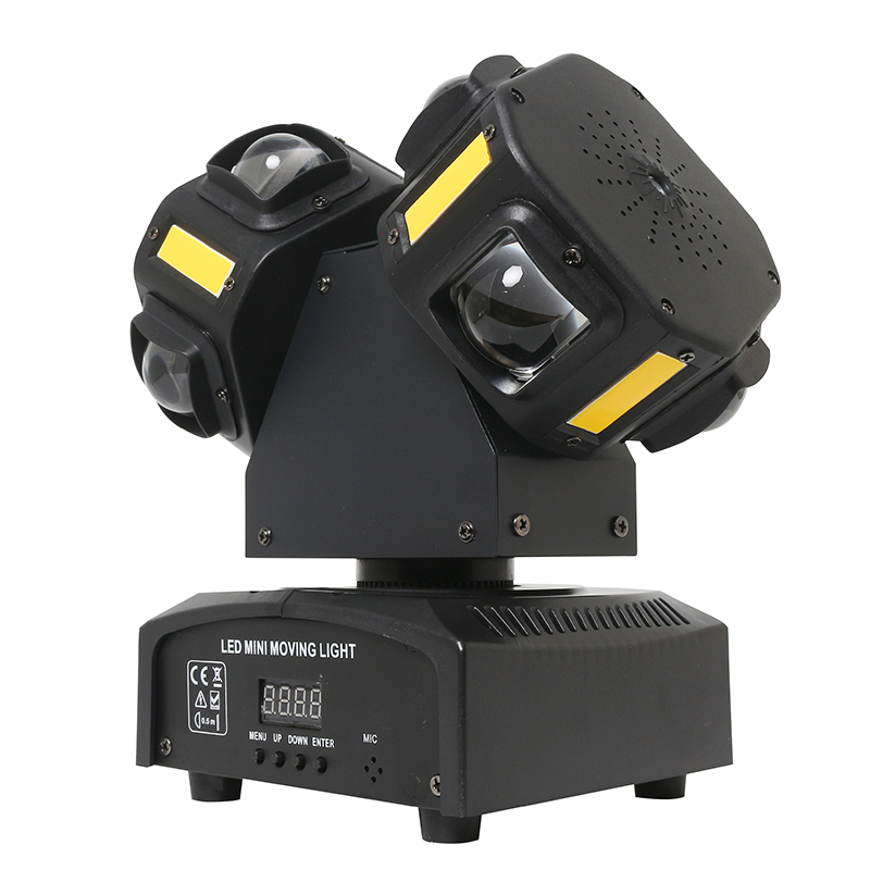 Светодиодная цветомузыка с лазером SkyDisco Spin 16 LED RGB