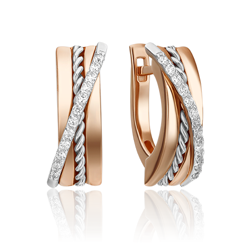 

Серьги из желтого золота с фианитом PLATINA jewelry 02-4341-00-401-1111-48_0, 02-4341-00-401-1111-48_0