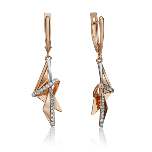 

Серьги из красного золота с фианитом PLATINA jewelry 02-4332-00-401-1110-48_0, 02-4332-00-401-1110-48_0