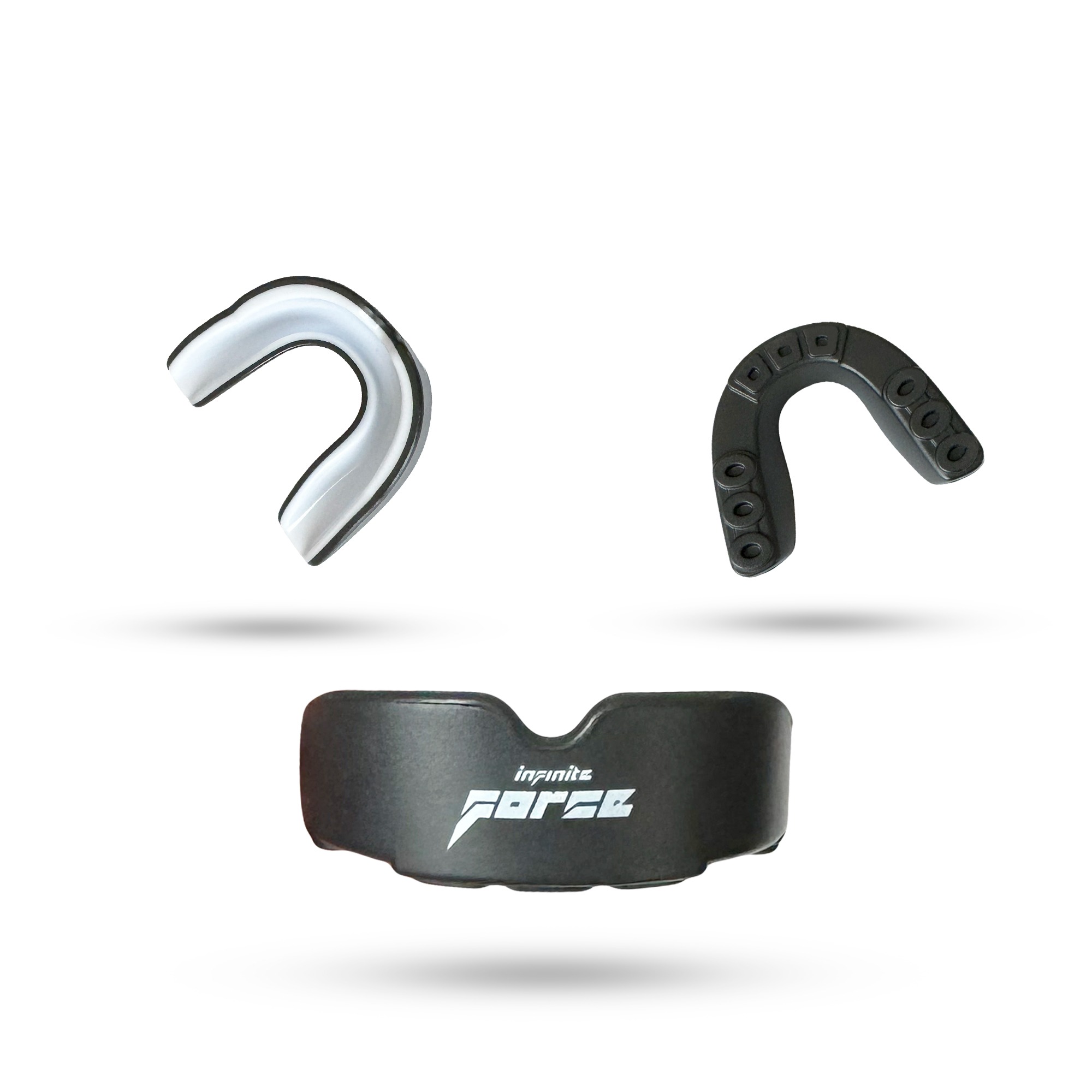 Капа Infinite Force Mouth Guard черная с белым