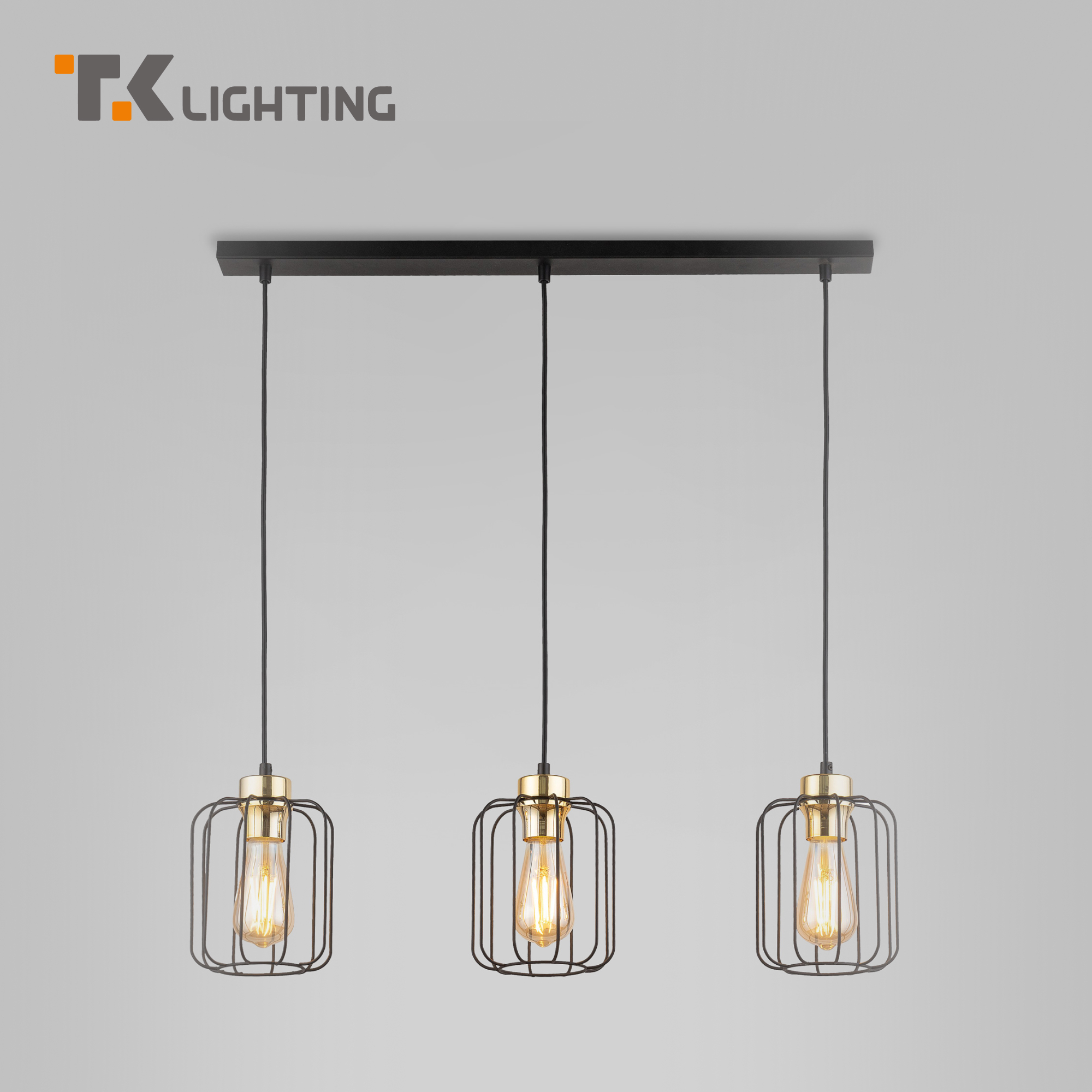 Подвесной светильник TK Lighting 4716 Galaxy New черные металлические плафоны лофт E27