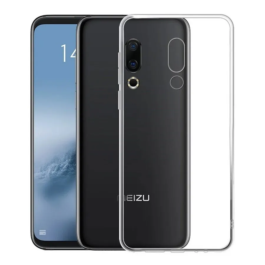 Силиконовая накладка Light Series для Meizu 15+ прозрачная