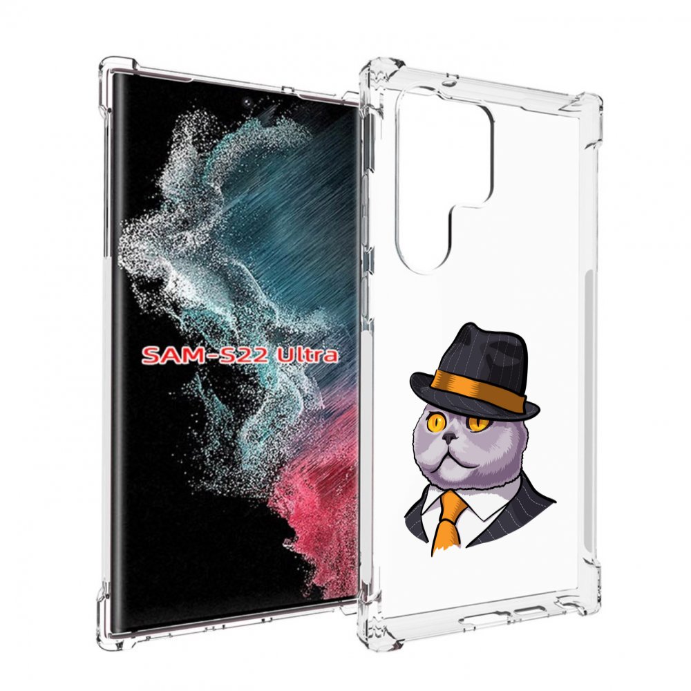 

Чехол MyPads британец для Samsung Galaxy S23 Ultra, Прозрачный, Tocco
